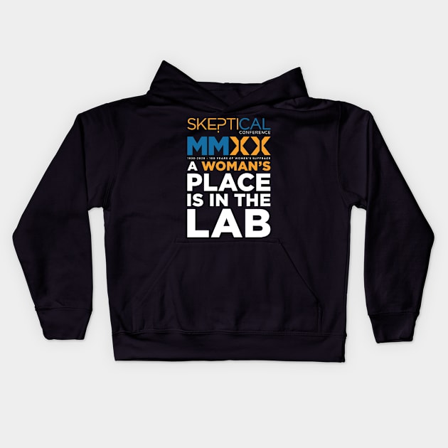 2020 SkeptiCal Conference Design Kids Hoodie by SkeptiCal